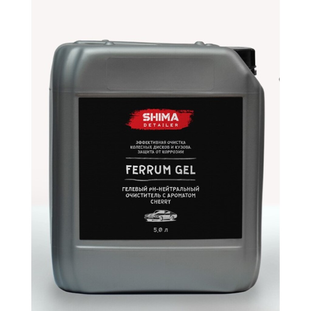 Гелевый pH-нейтральный очиститель SHIMA DETAILER FERRUM GEL cherry 5 л CHERRY 4634444150944