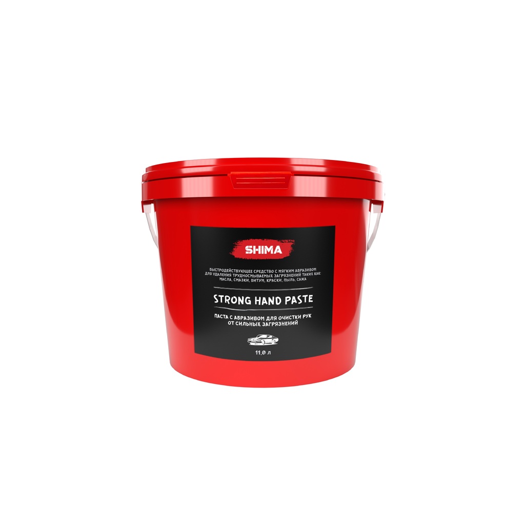 Паста с абразивом для очистки рук SHIMA DETAILER STRONG HAND PASTE 11 л 4603740920445