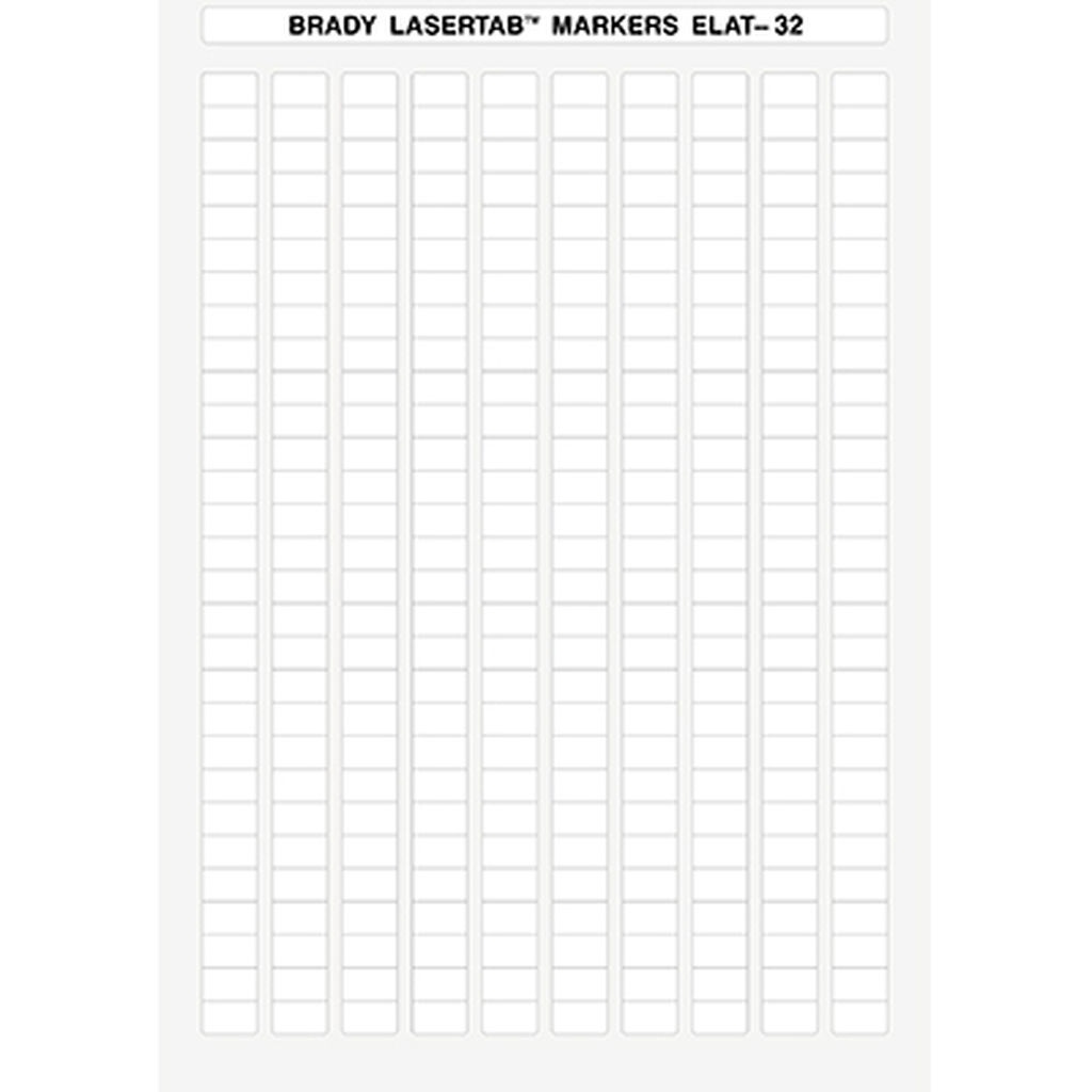 Этикетки для лазерного принтера ELAT-32-747W-10 BRADY brd14389