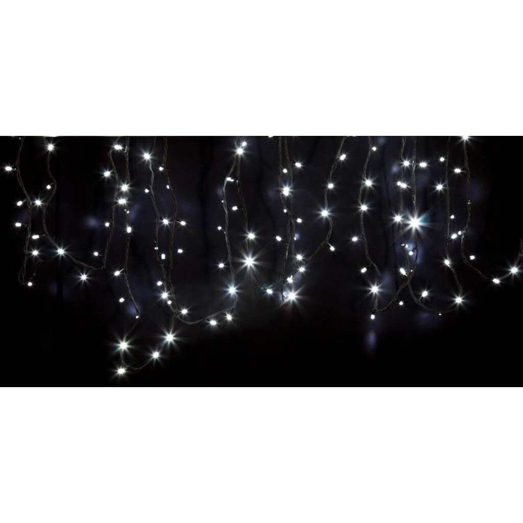 Гирлянда Neon-Night дюраплей 20м, 4 модуля x 5м, черный каучук, 200 (50x4) LED Белые 315-155