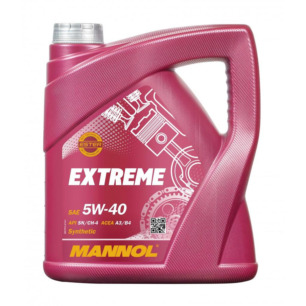 Синтетическое моторное масло MANNOL EXTREME 5W40 4 л 1021