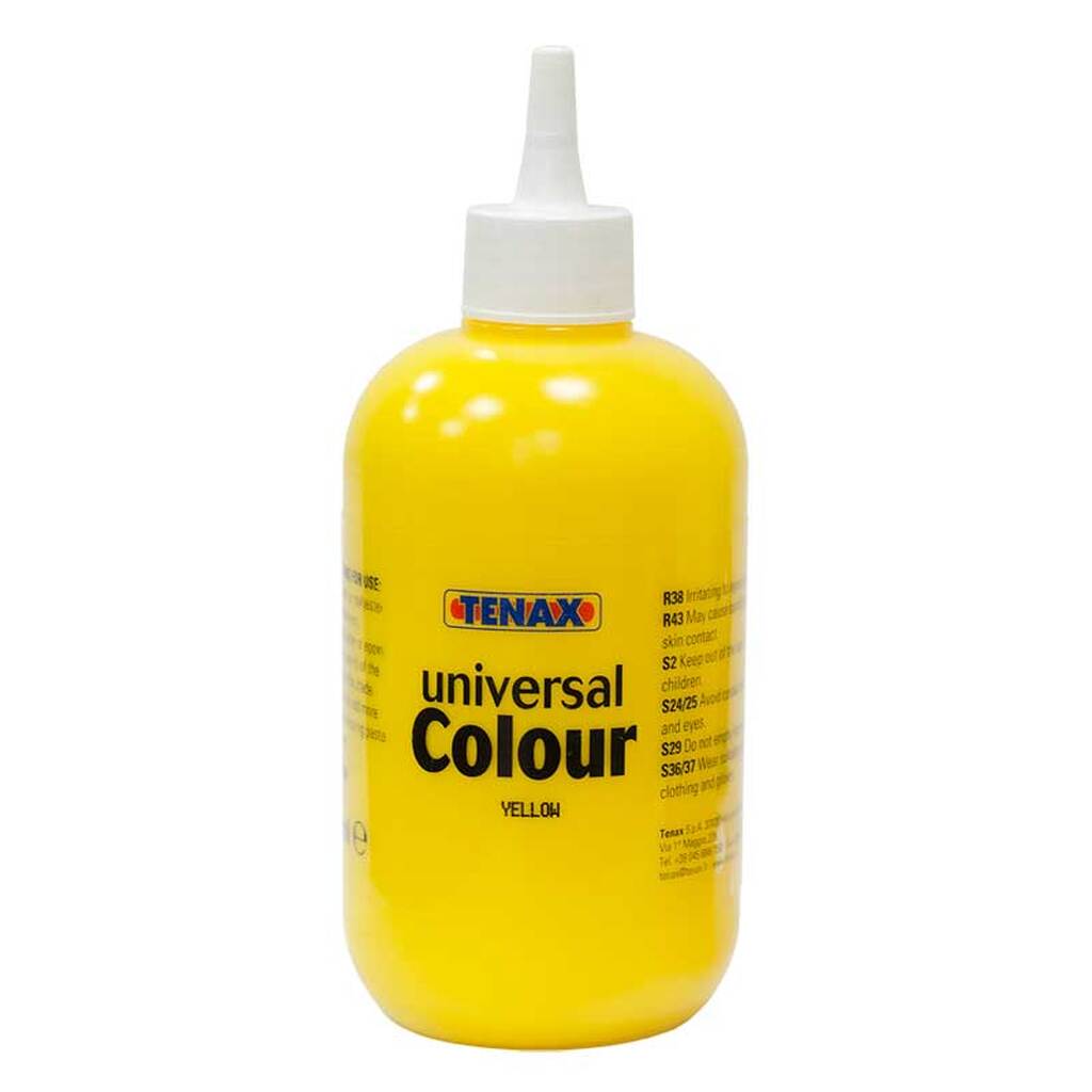 Универсальный краситель для клея Tenax Universal желтый, пастообразный, 0.3 л 039211212