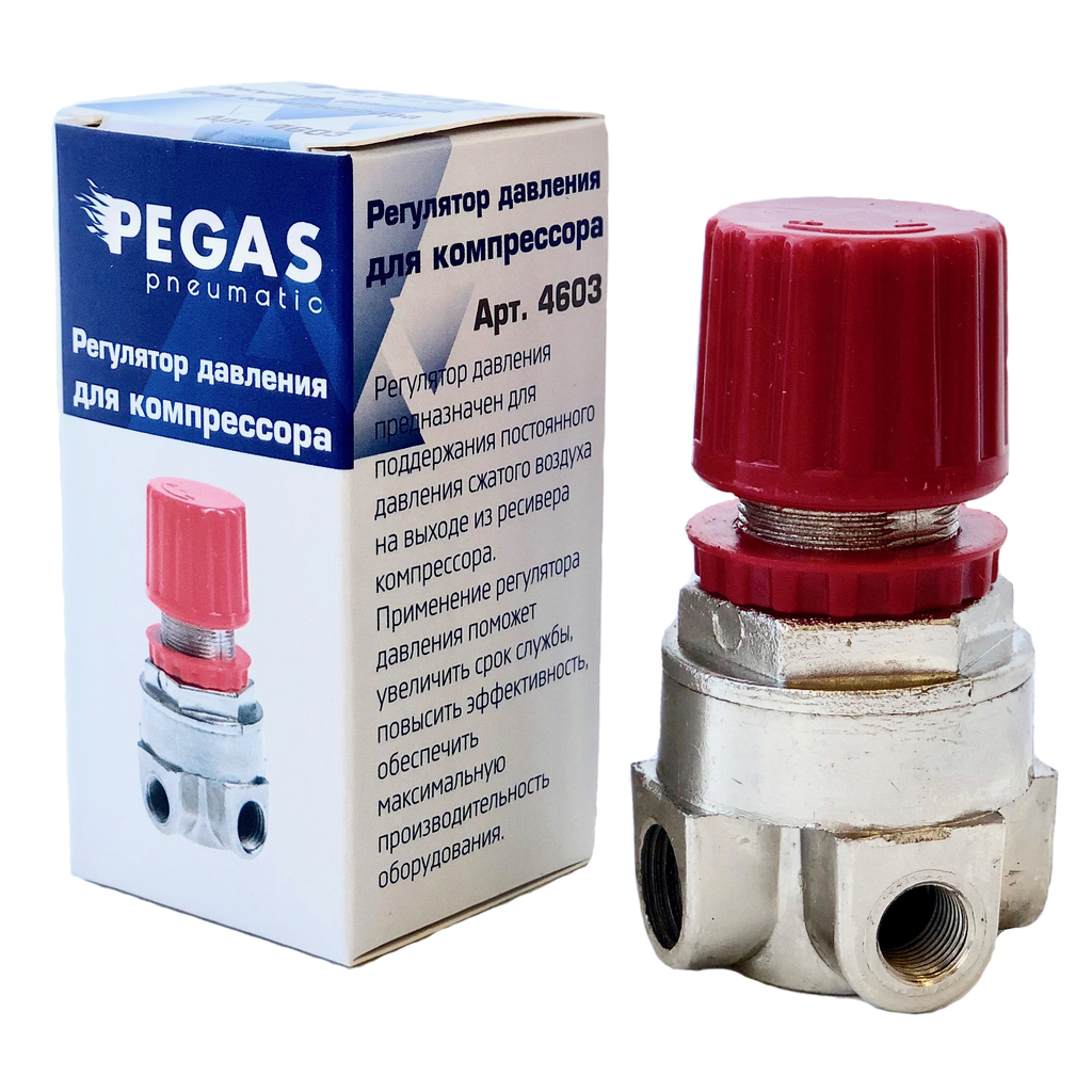 Регулятор давления для компрессора Pegas pneumatic 4603