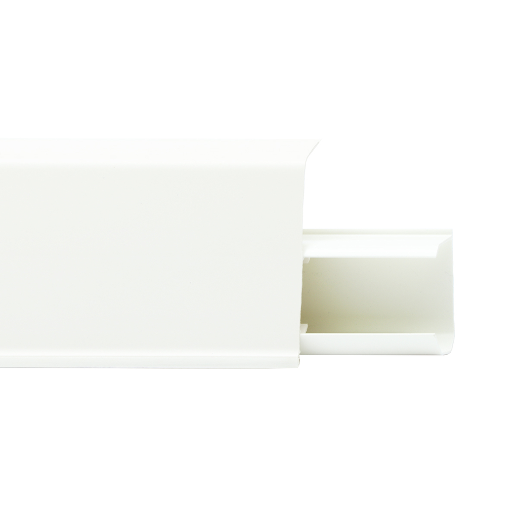 Плинтус со съемной панелью, Белый, 55 мм, 2,2 м QUADRO 547 Winart 05.20.547.001