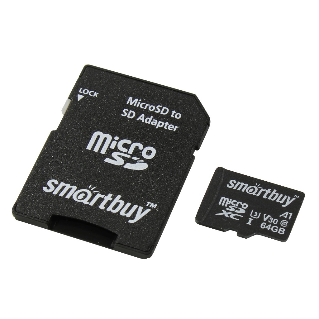 Карта памяти smartbuy 64gb microsd