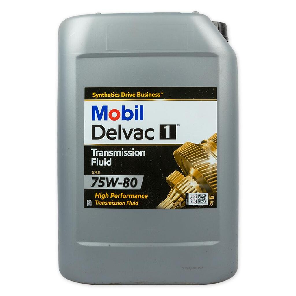 Трансмиссионное масло MOBIL Delvac 1 Transmission Fluid 75W80 20 л 155220