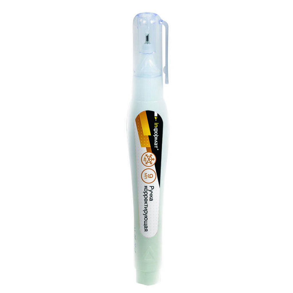 Корректирующая ручка INFORMAT 9 мл, металлический наконечник CFP-B9