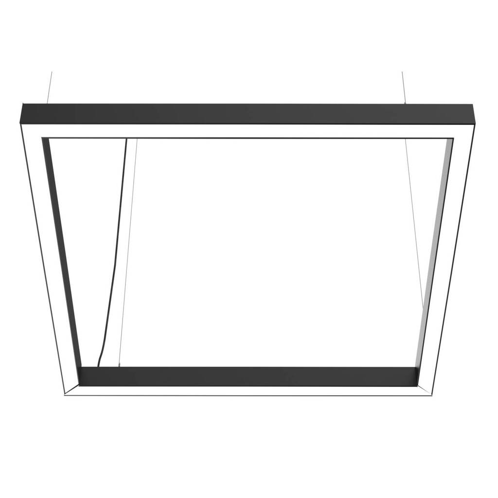 Аварийный светильник DIODEX Led Микко Квадр 140Вт 5500К, Опаловый, Черный, 3ч., DALI 4603789794557