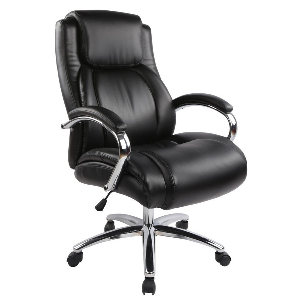 Кресло Easy Chair BNDpEChair-585 TR рециклированная кожа черный, хром 1044981
