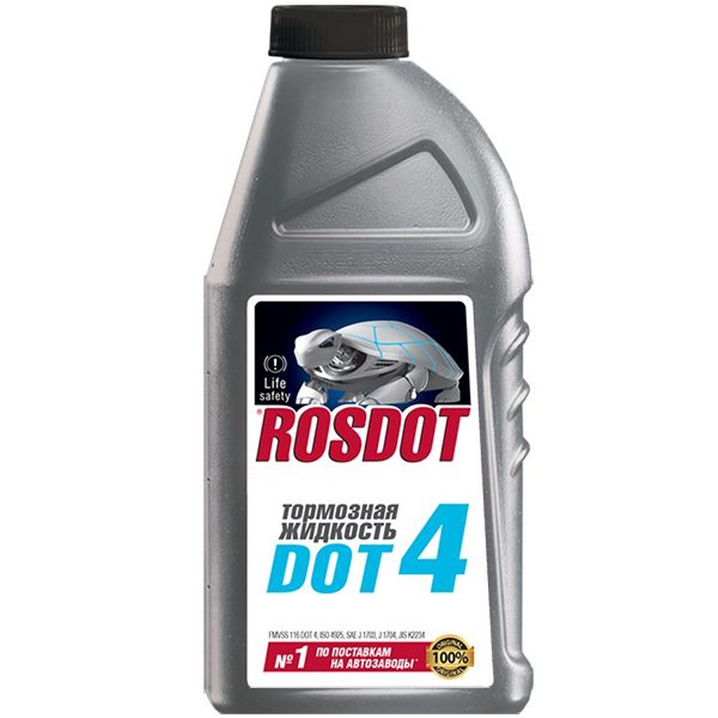 Тормозная жидкость ROSDOT РосДот-4 Тосол Синтез 455 г 430101H02