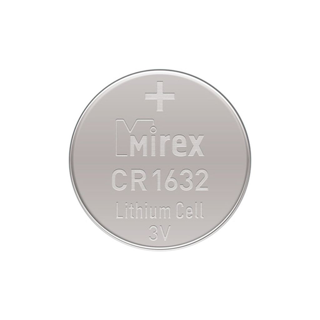 Батарея Mirex, литиевая CR1632 3V 4 шт ecopack 23702-CR1632-E4