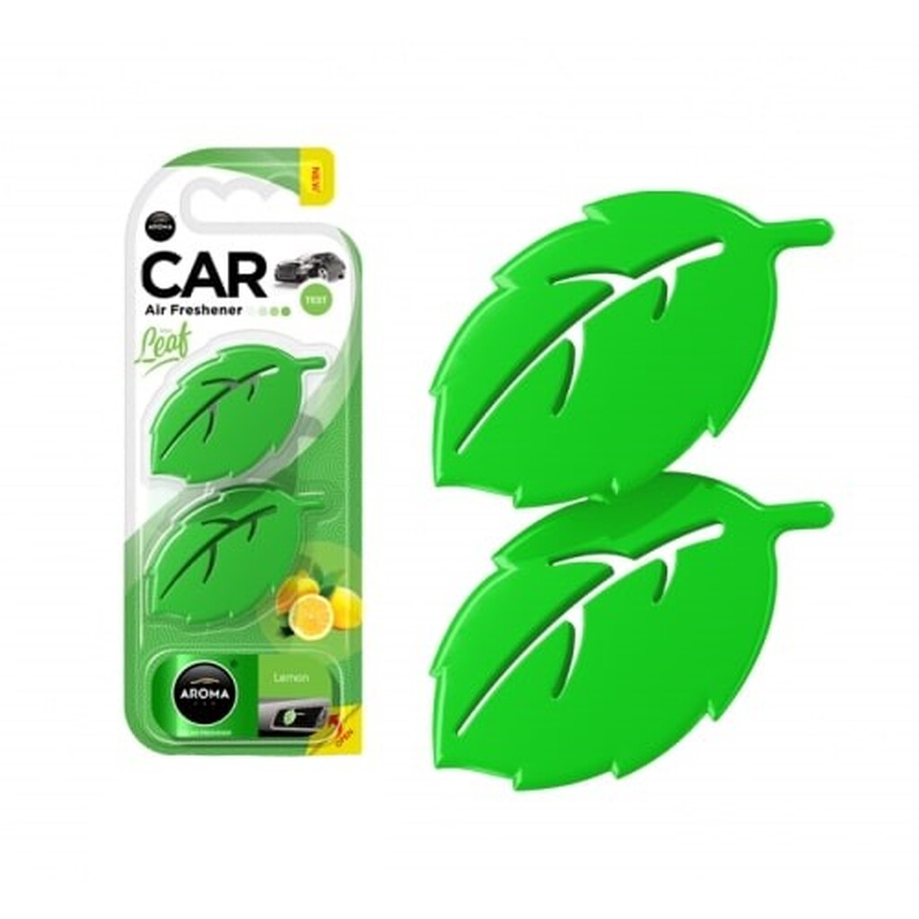 Полимерный ароматизатор AROMA CAR LEAF 3D mini Lemon 83134