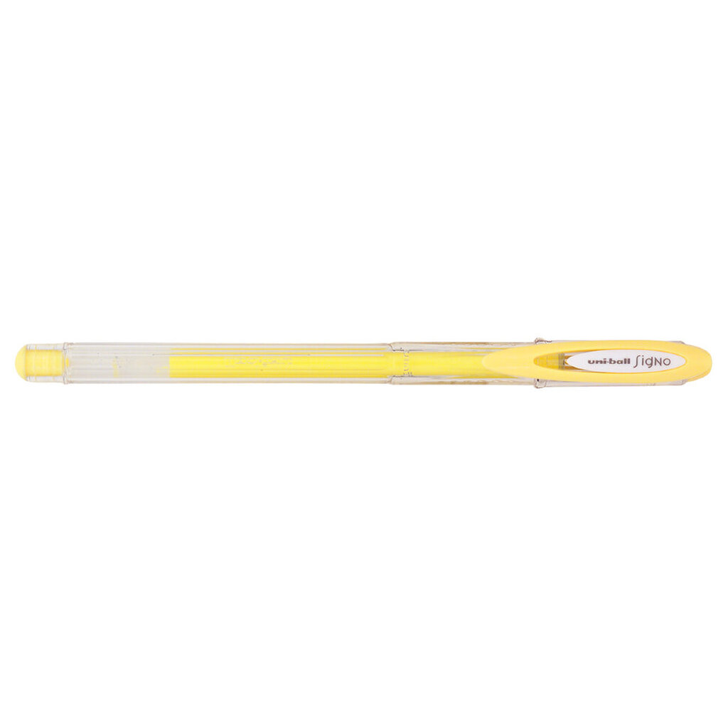 Художественная гелевая ручка UNI Signo Angelic Colour UM-120, пастель жёлтый, 0.7 мм 69868