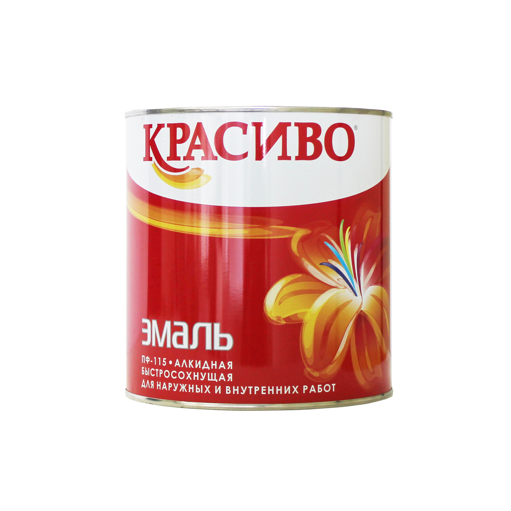 Эмаль Красиво ПФ-115 ярко-зеленая, банка 2,7 кг 4690417044894