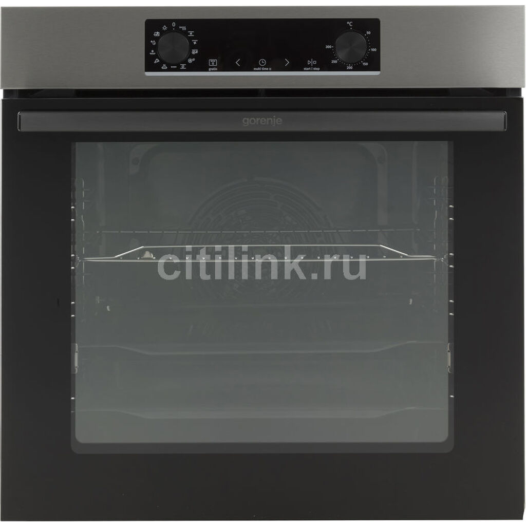 Духовой шкаф Gorenje BOSB6737E06X,  нержавеющая сталь/черный 738437