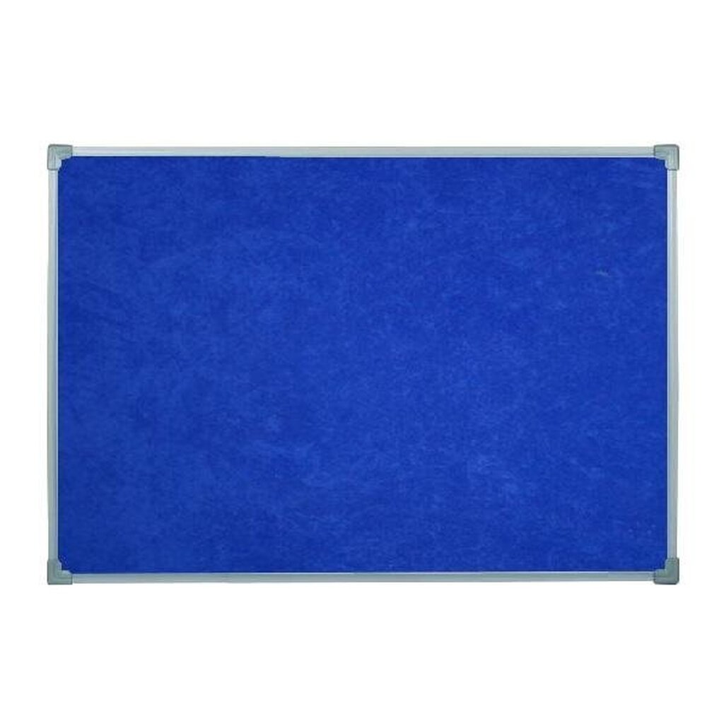 Текстильная доска в алюминиевом профиле BoardSYS 90х120 см, синяя Т-90х120 син