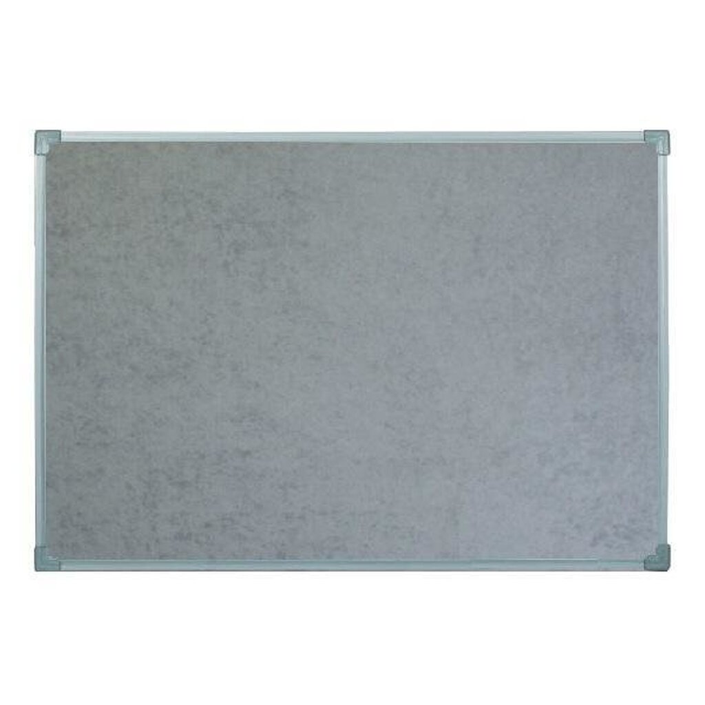 Текстильная доска в алюминиевом профиле BoardSYS 100х120 см, серая Т-120 сер