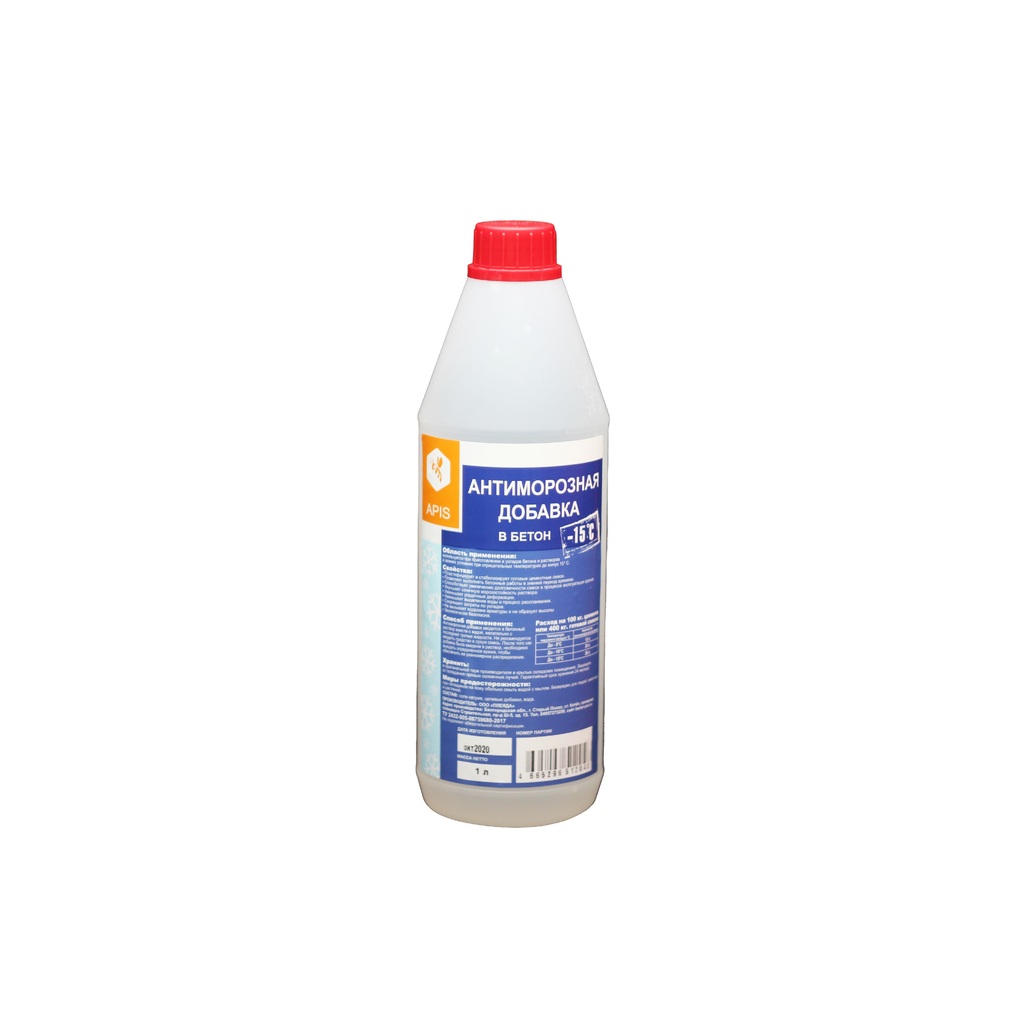 Антиморозная добавка в бетон APIS бутылка 1,1 кг 4665296512048