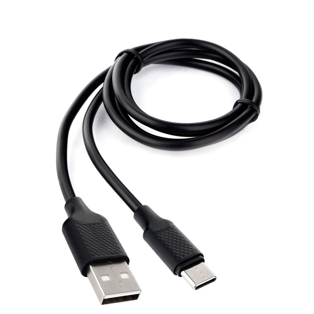 Кабель USB 2.0 Cablexpert, AM/Type-C, издание Classic 0.2, длина 1м, черный CCB-USB2-AMCMO2-1MB