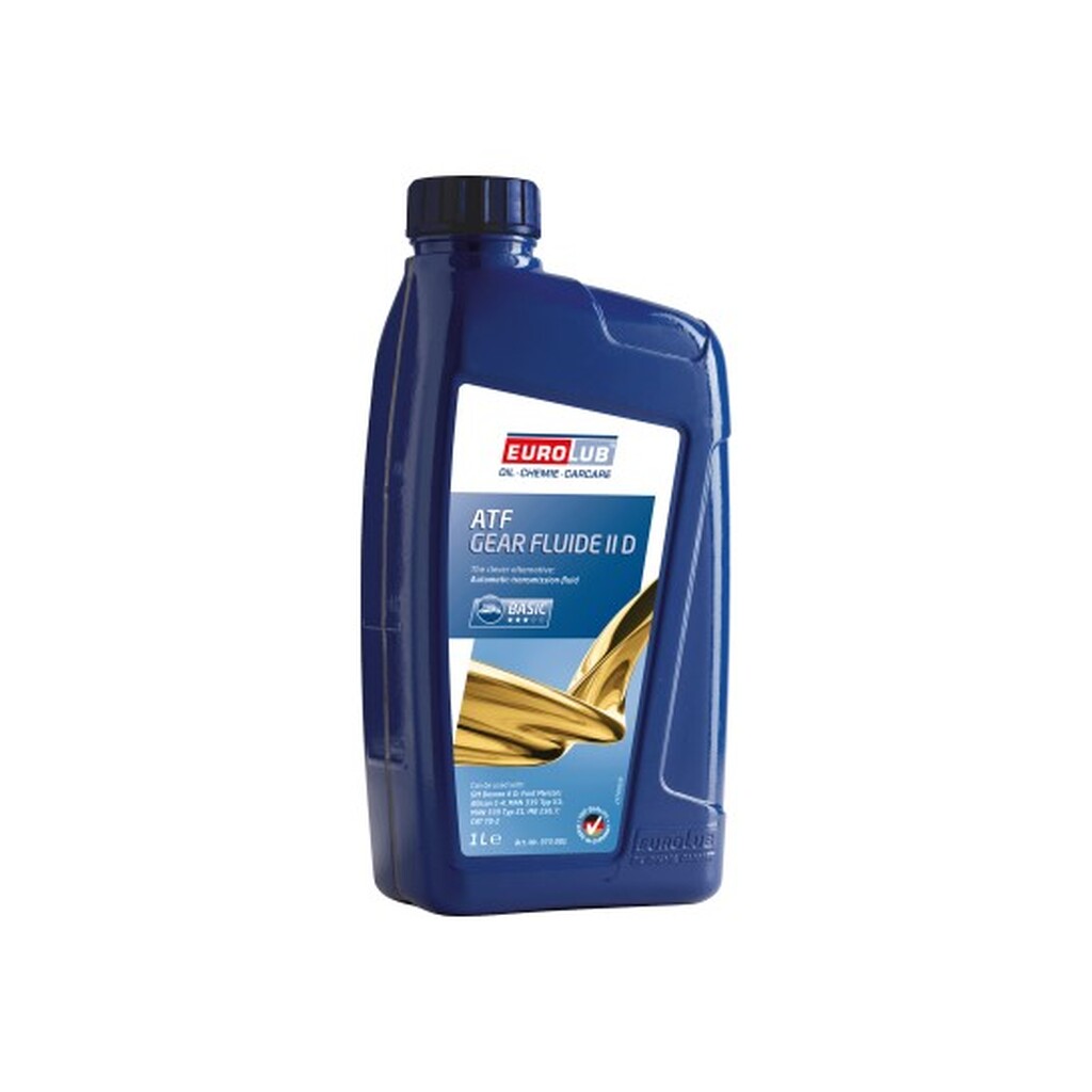 Масло для АКПП/ ГУР/ATF II EUROLUB GEAR FLUIDE II Transmission Oil, 1л 373001