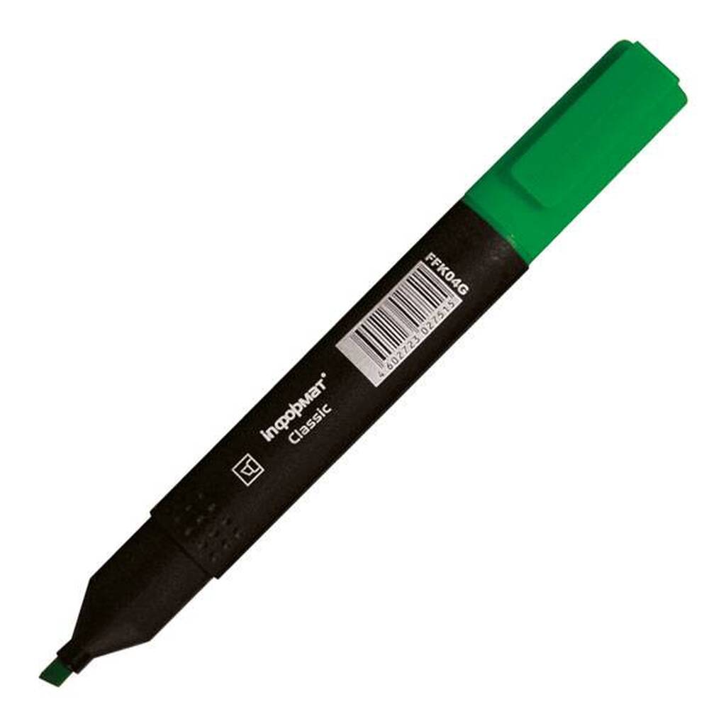 Текстовый маркер INFORMAT CLASSIC 1-5 мм зеленый скошенный FFK04G