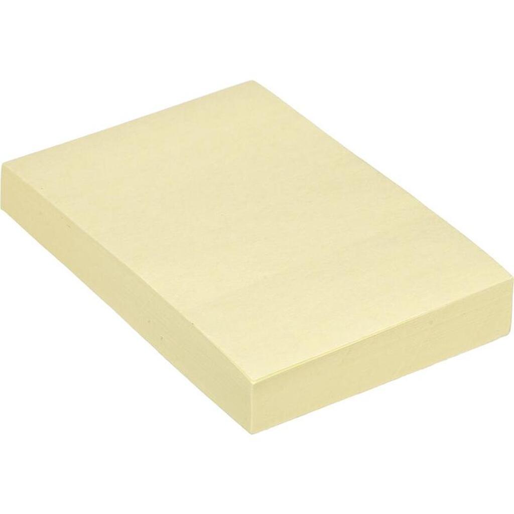 Бумажный блок-кубик 12 шт в упаковке Kores для заметок 75х50 желтая 100л. 46057 56395