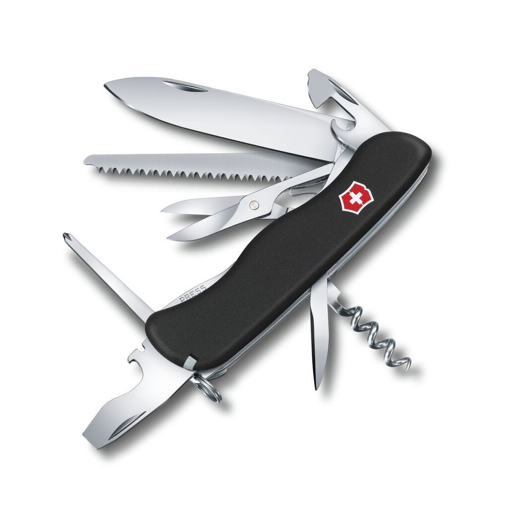 Нож Victorinox Outrider 111 мм, 14 функций, черный 0.8513.3