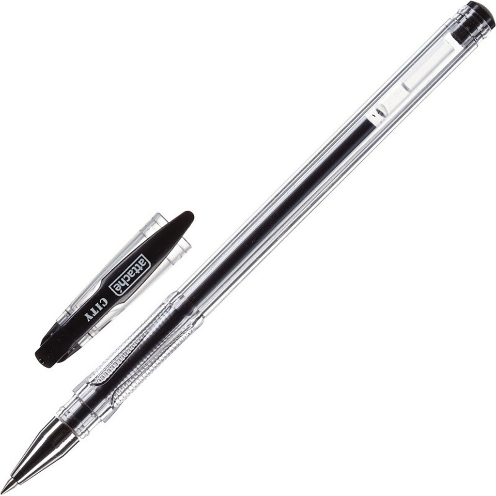 Гелевая ручка 12 шт в упаковке Attache City 0.5 мм черный 131238