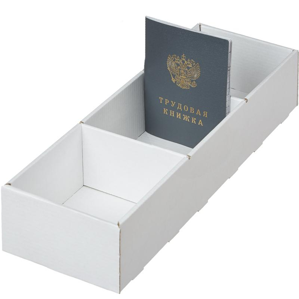 Картотека для трудовых книжек 30 шт в упаковке Attache 340х100х65 картон 446075