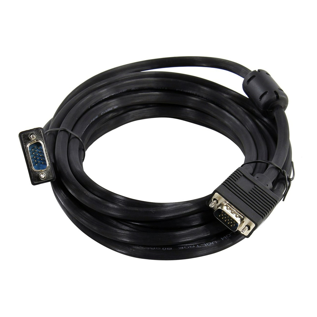 Сигнальный кабель VGA M- VGA M 5bites ферритовые кольца, 5м APC-133-050