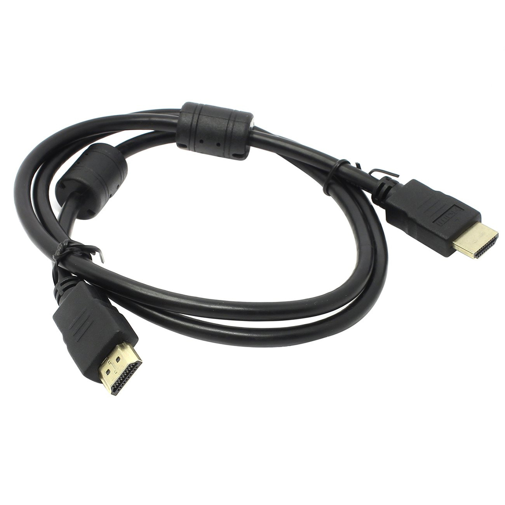 Кабель 5bites HDMI M- HDMI M V1.4B, ферритовые кольца, ETHERNET, 3D, 1м APC-014-010