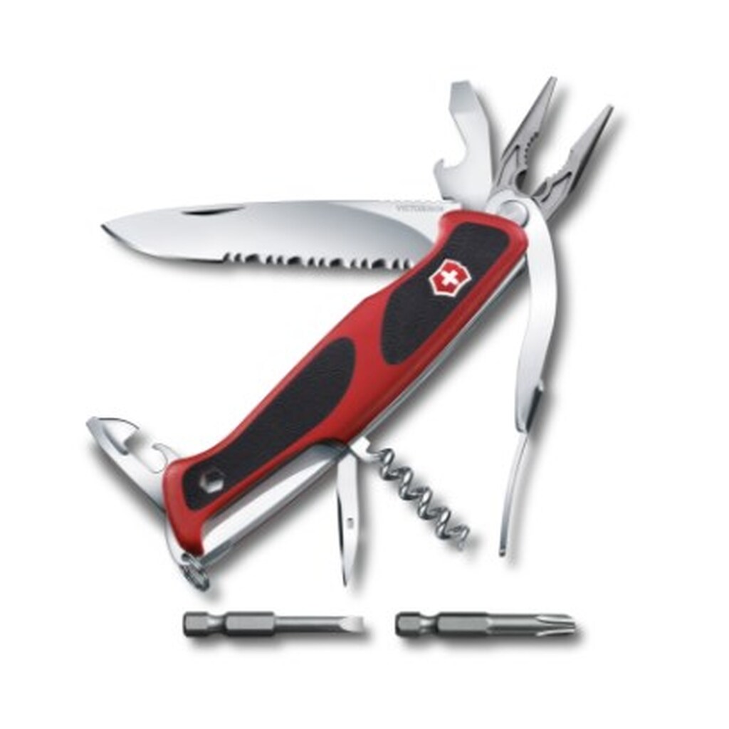 Нож Victorinox RangerGrip 174 Handyman 0.9728.WC 130 мм, 17 функций, красный