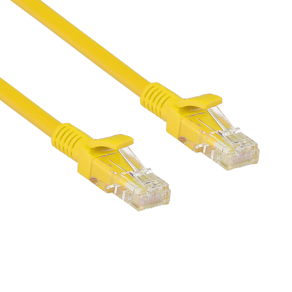 Патч-корд ExeGate UTP-RJ45-RJ45-5e-0,3M-YL, UTP, cat.5e, 0.3м, желтый 258664