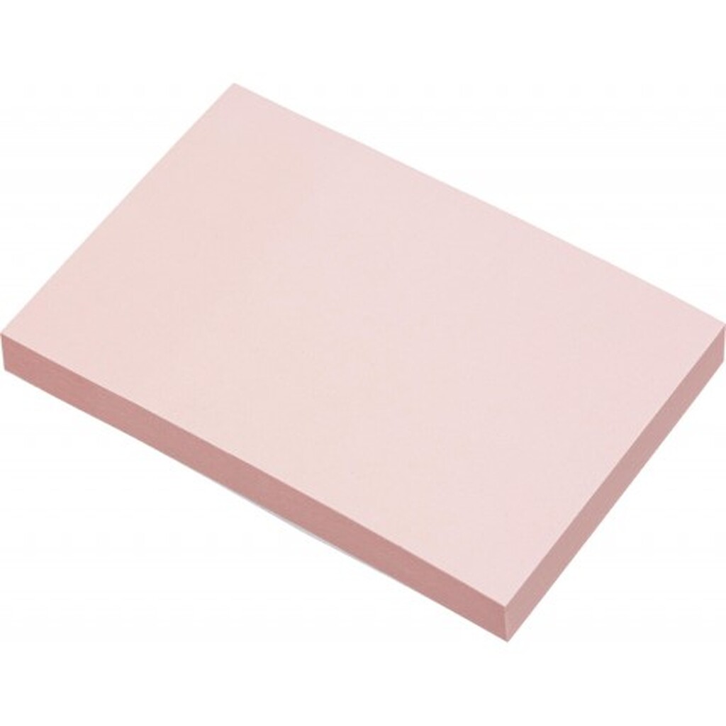 Блок-кубик 12 шт в упаковке Attache с клеевым краем 76х51 розовый 100 листов 633898