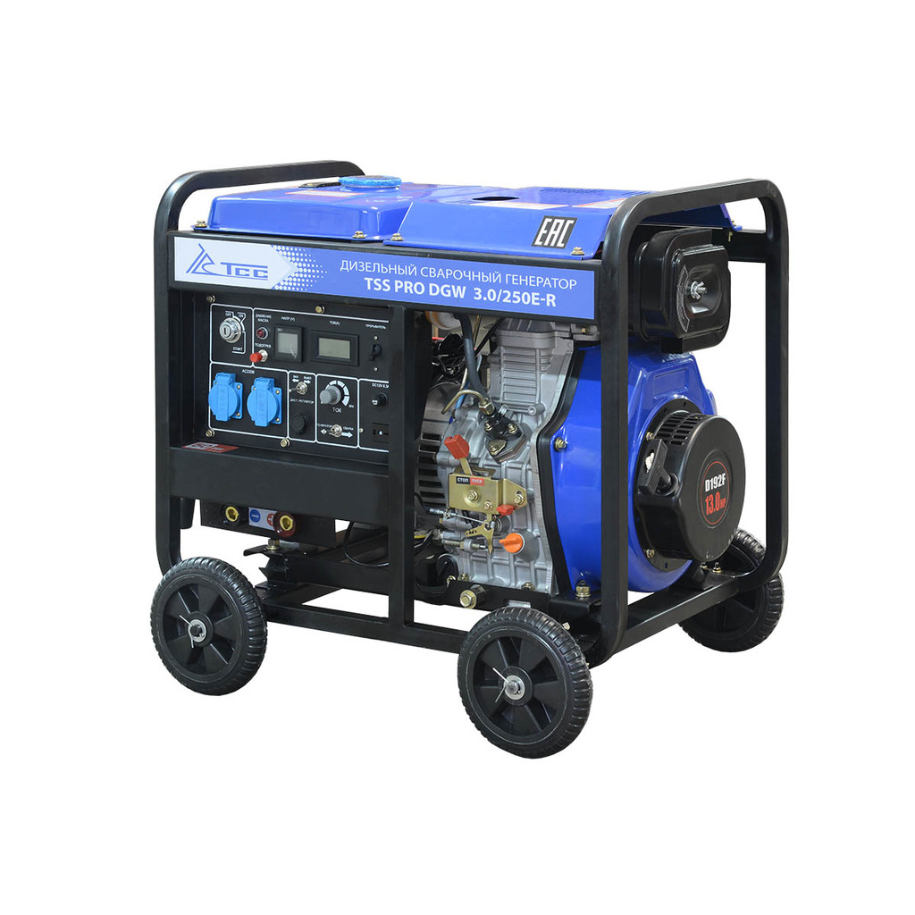 Дизельный сварочный генератор ТСС PRO DGW 3.0/250E-R 022833