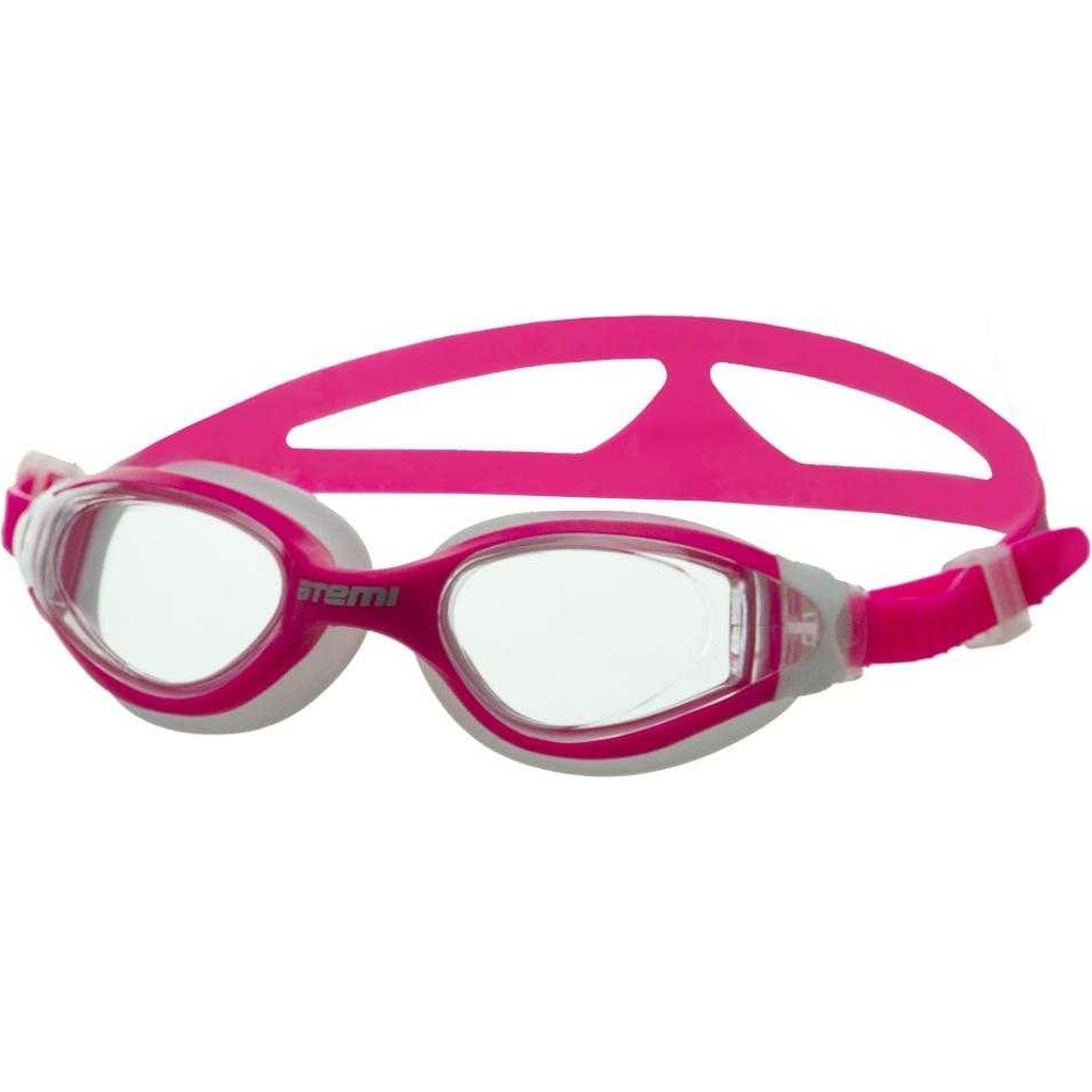 Детские очки для плавания ATEMI силикон, розовый/белый, B602 00000136559