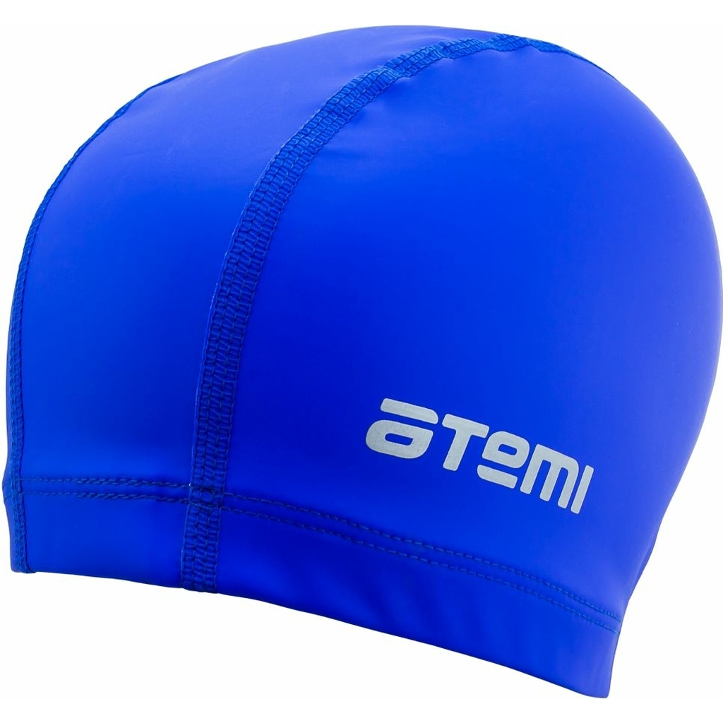 Тканевая шапочка для плавания ATEMI с силиконовым покрытием, синий, СС103 00-00007650