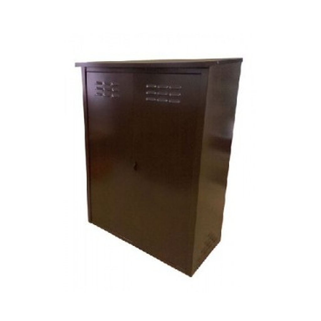 Шкаф для газовых баллонов Петромаш на 2 баллона, разборный, коричневый 60540