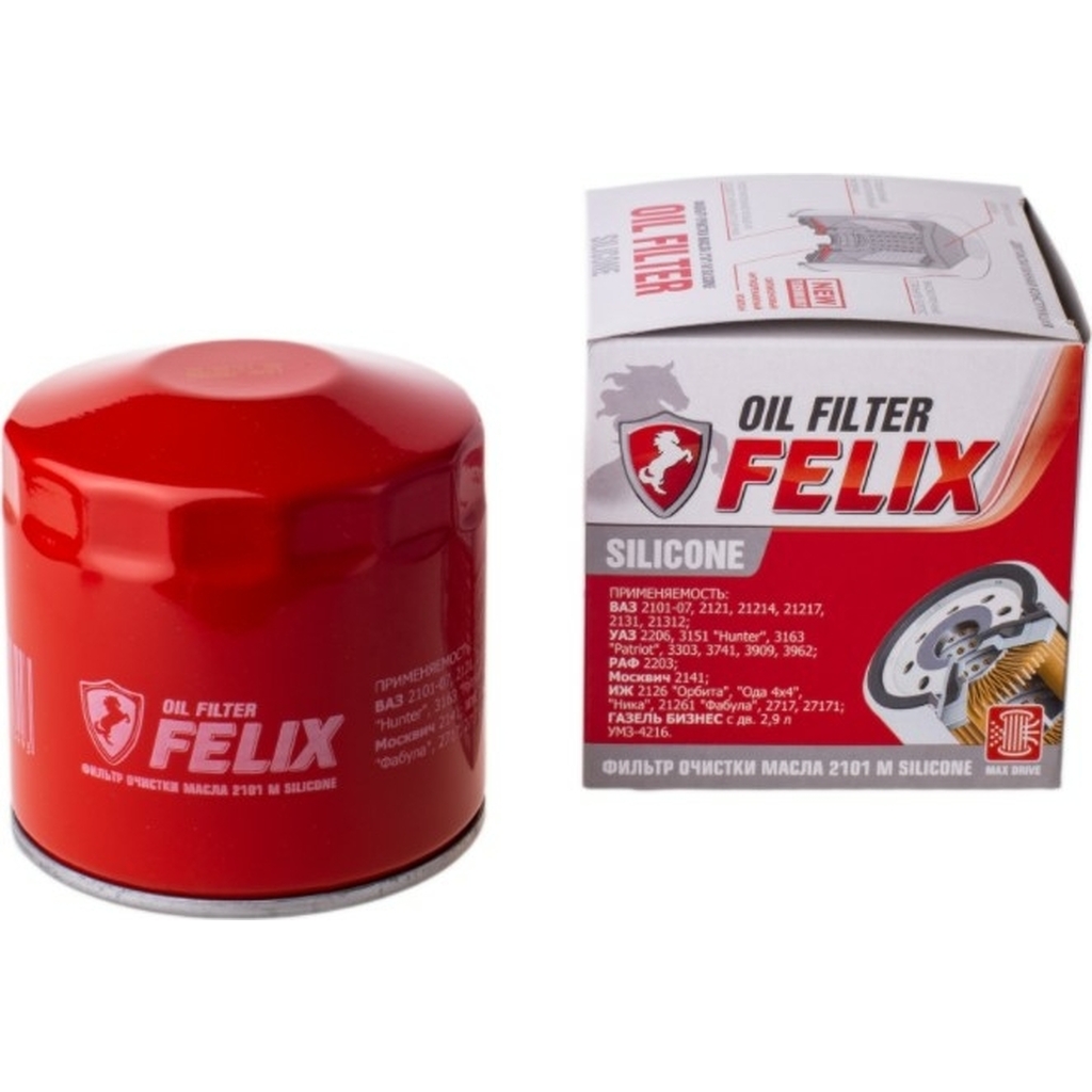 Фильтр масляный 2101М Silicone для ВАЗ 2101-07/2121-21213 FELIX 410030148