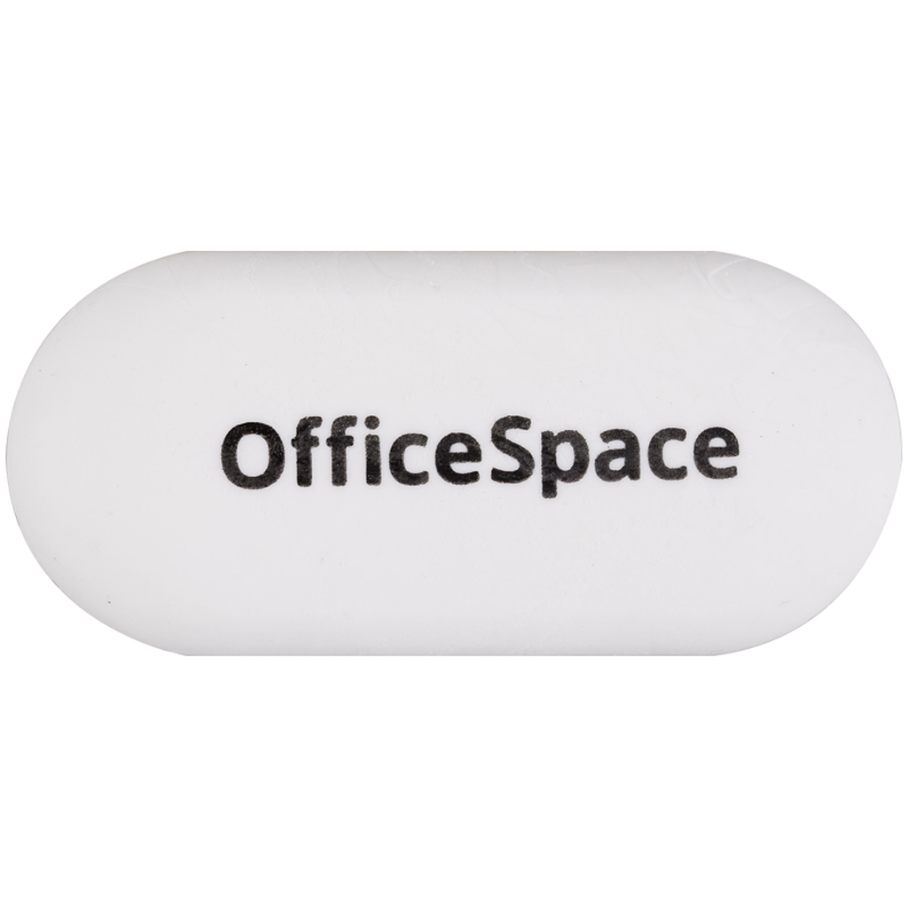 Ластик OfficeSpace FreeStyle овальный, термопластичная резина, 60х28х12 мм OBGP_10103 OFFICE SPACE