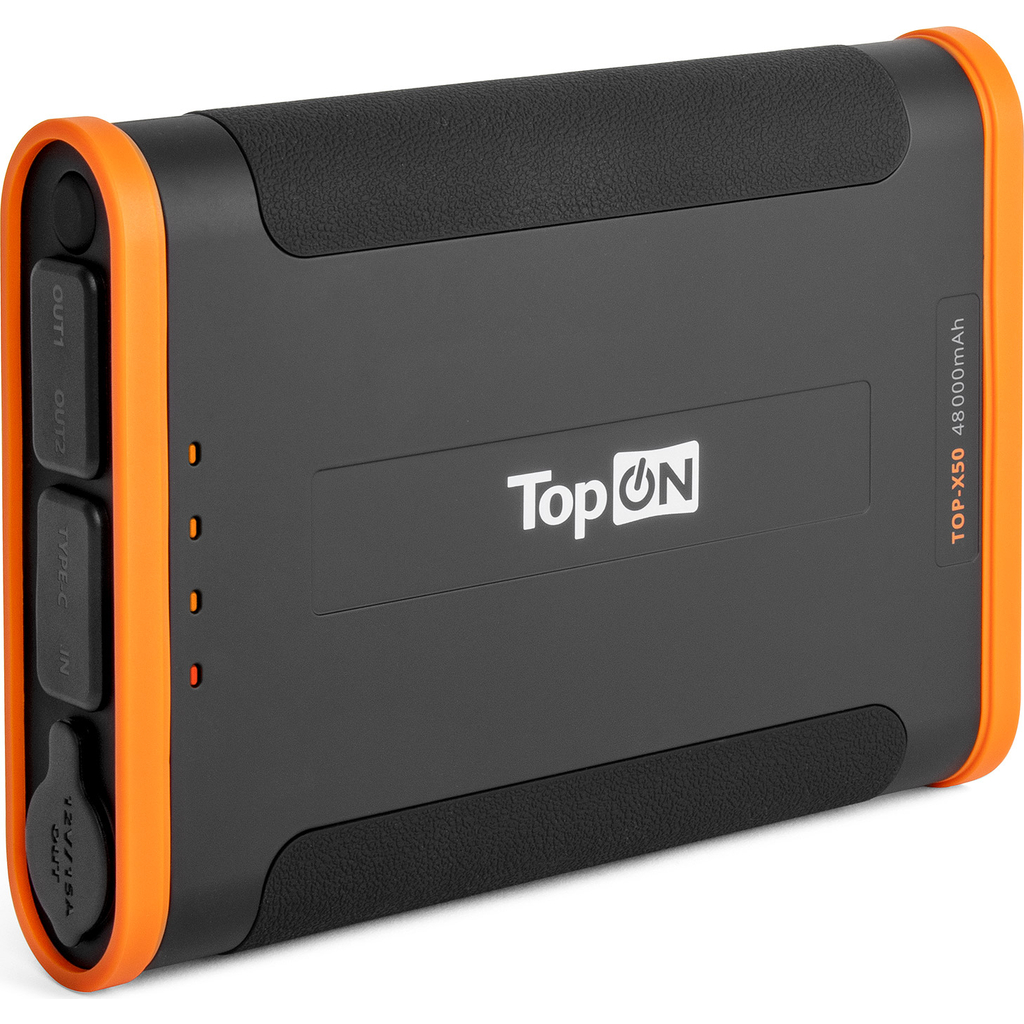 Внешний аккумулятор TopOn 48000mAh Type-C PD 60W, USB1 QC3.0, USB2 12W, TOP-X50