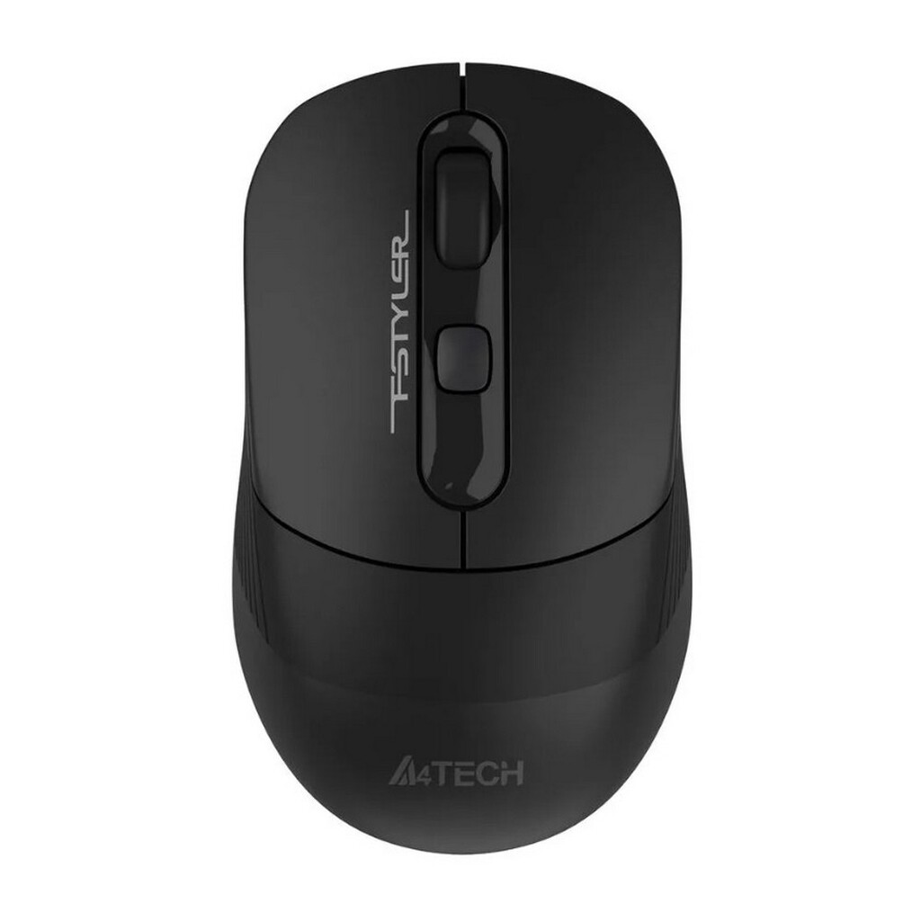 Мышь беспроводная A4Tech Fstyler FB10C black (USB, оптическая, 2400dpi, 6but) (FB10C STONE BLACK)