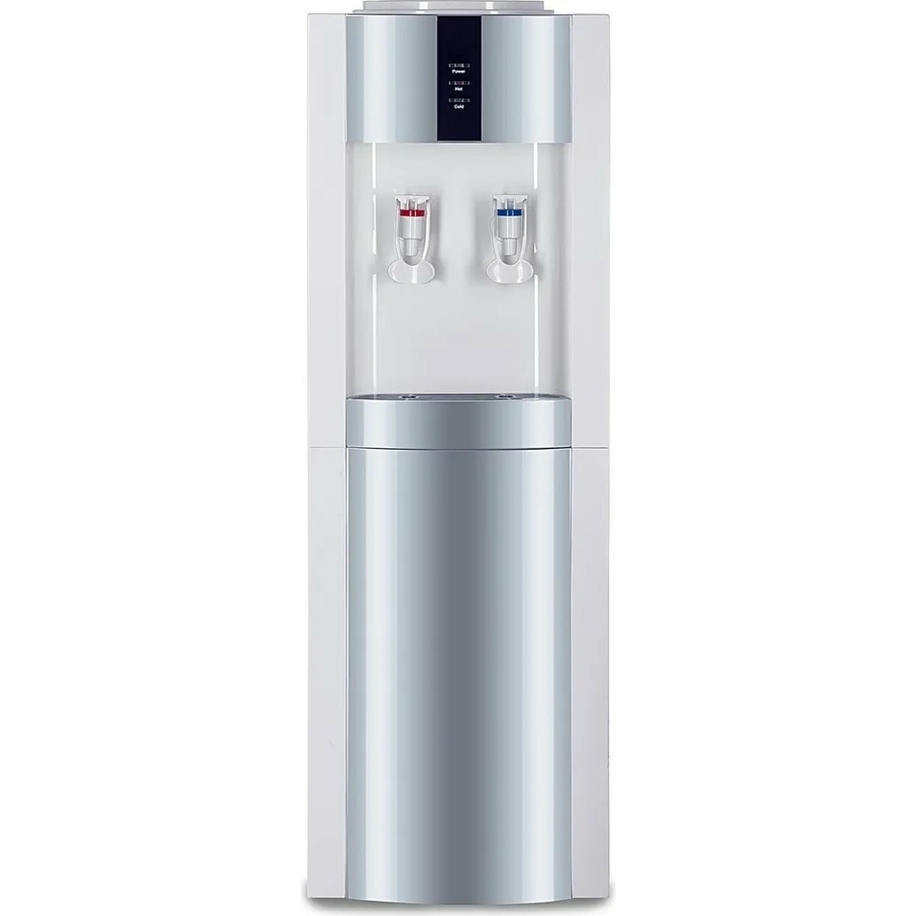 Напольный кулер ECOTRONIC Экочип V21-LF white+silver c холодильником ETK11421/
