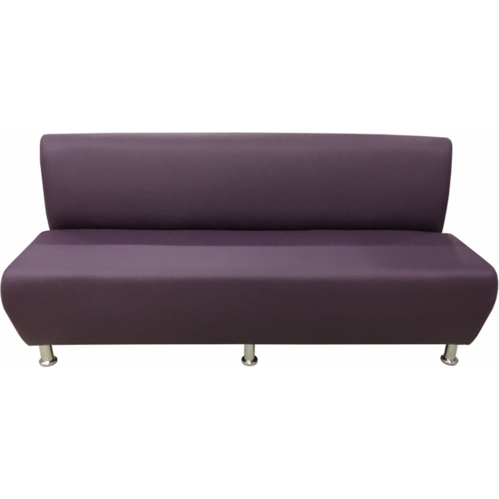 Секция дивана Мягкий офис Классик трехместная фиолетовая КЛ701ФЛТ