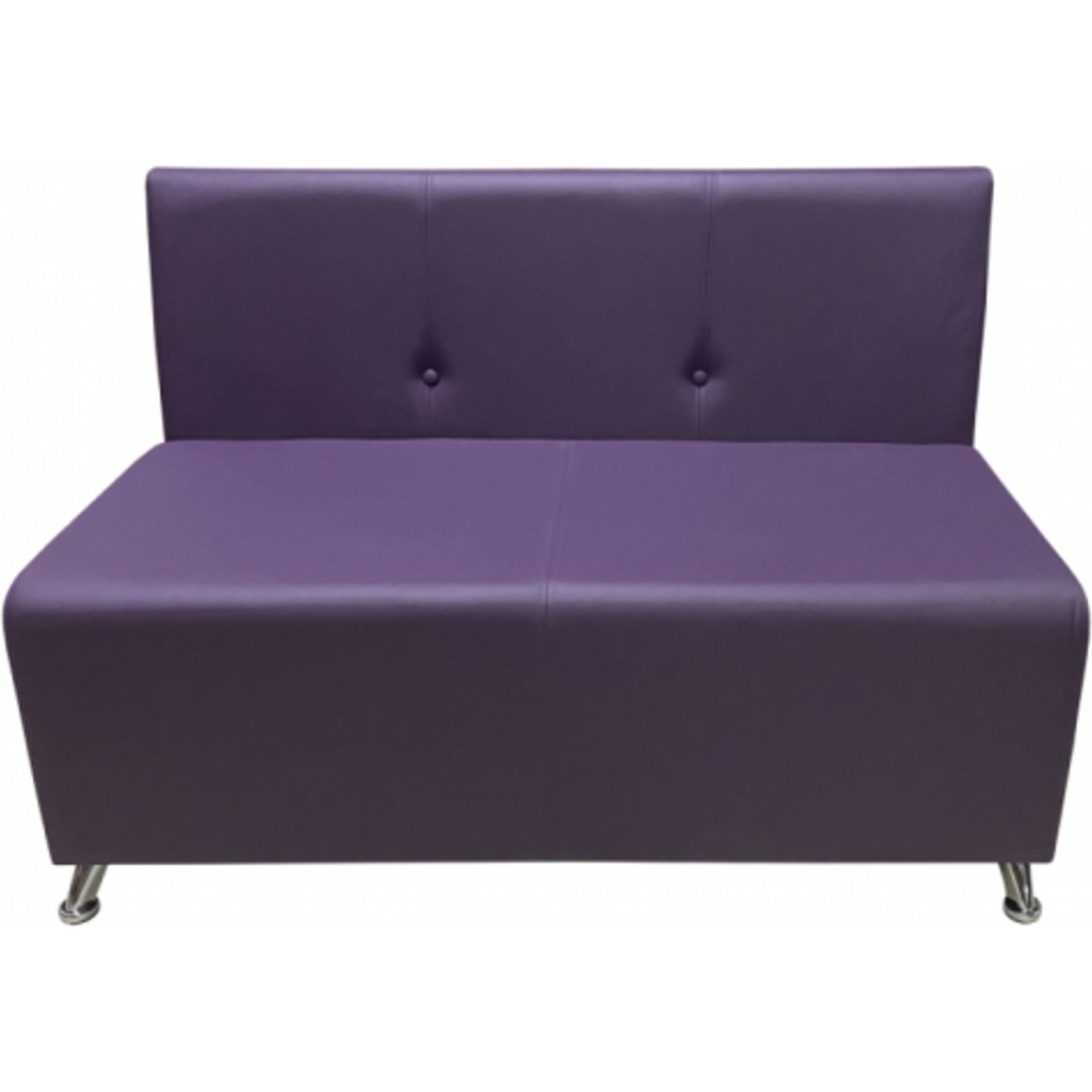 Секция дивана Мягкий офис Клерк 2 двухместная фиолетовая 2КЛК601ФЛТ