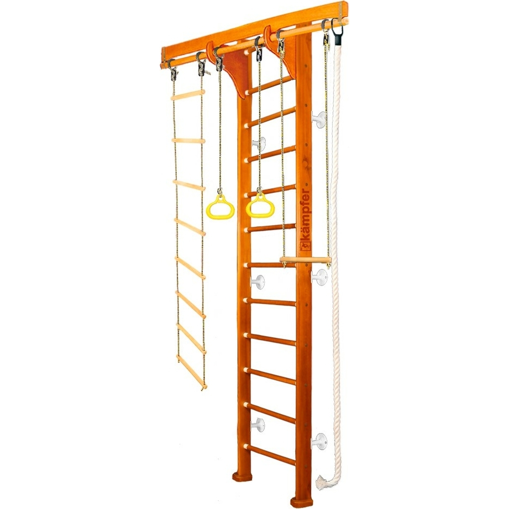 Шведская стенка Kampfer Wooden Ladder Wall, №3 классический, высота 3м, белый K04288007