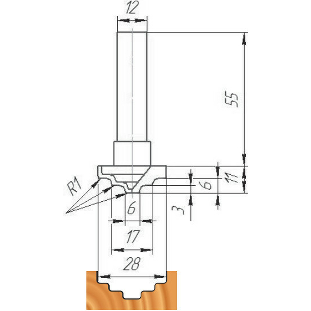 Фреза ФК 0560 МебельДрев 4627198885774