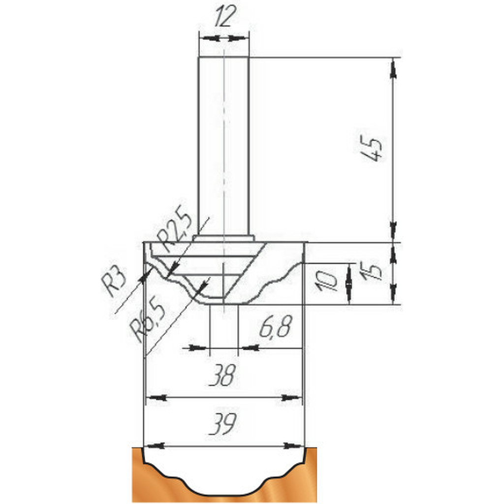 Фреза ФК 0764 МебельДрев 4627198886573