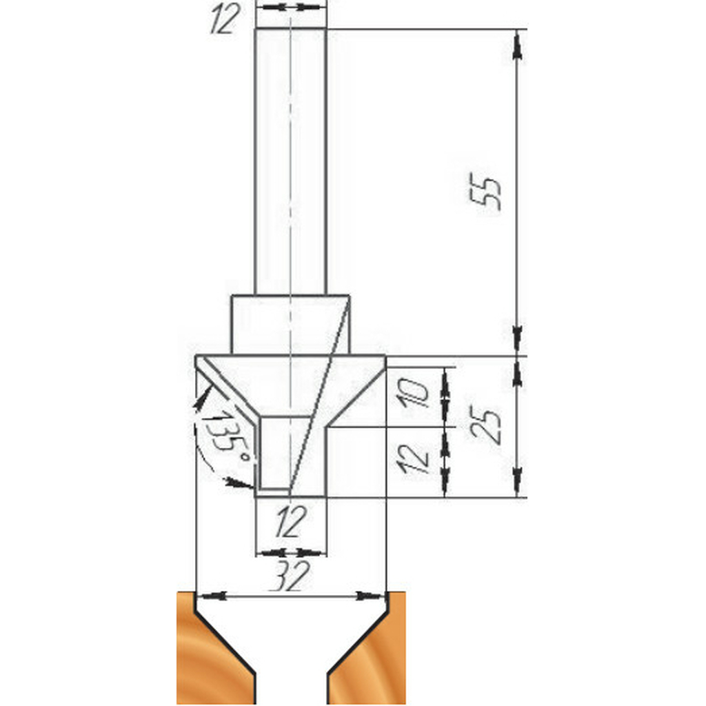 Фреза ФК 0930 МебельДрев 4627198886320