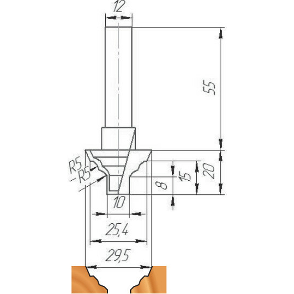 Фреза ФК 0650 МебельДрев 4627198885903